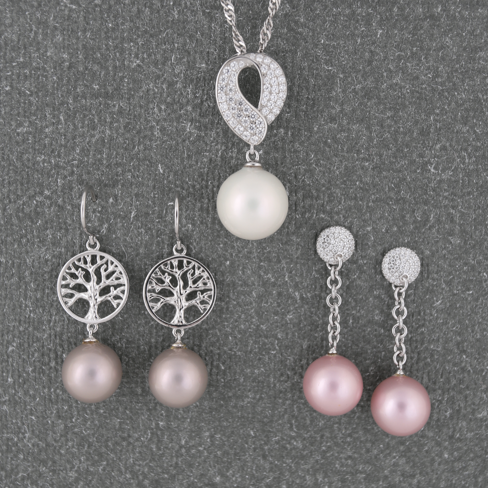 Pearls - silver jewelry